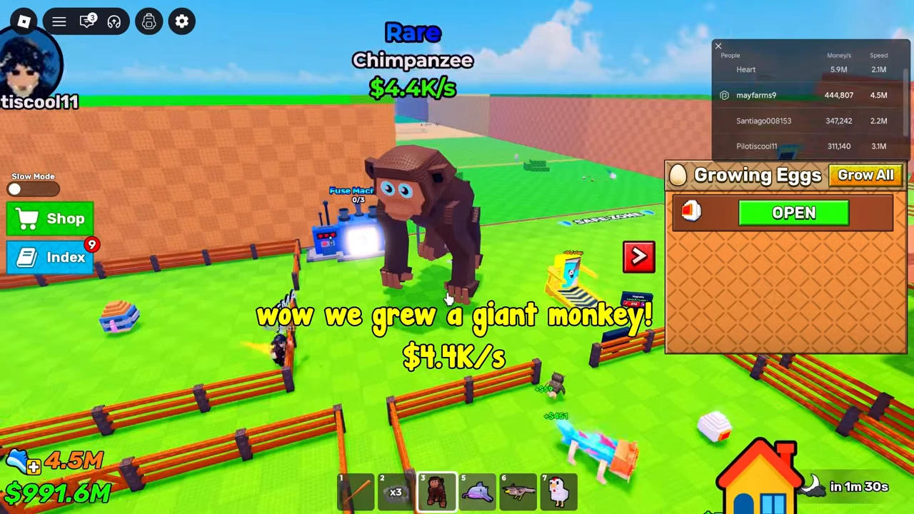 Rare Chimpanzee with the native income label $4.4K/s.